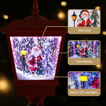 1.8M Christmas Lights Post Lamp LED Outdoor Decorations Jingle Jollys.