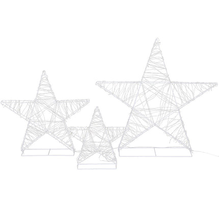 3 PCS Christmas Lights 330 LED Fairy Light Snowman Decorations Jingle Jollys.