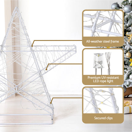 3 PCS Christmas Lights 330 LED Fairy Light Snowman Decorations Jingle Jollys.