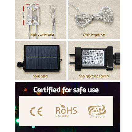 320 LED 5M Christmas Lights Solar String Fairy Light Jingle Jollys.