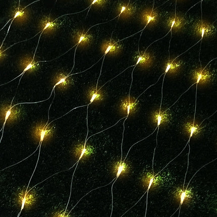 1000 LED Christmas Lights 4mx6m Net String Light Warm White Jingle Jollys.