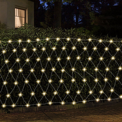 2Mx3M Christmas Lights Net String Light Decorations Warm 504 LED Jingle Jollys.