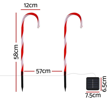 42 LED 6 PCS Christmas Lights Path Ground Light Garden Decorations Jingle Jollys.