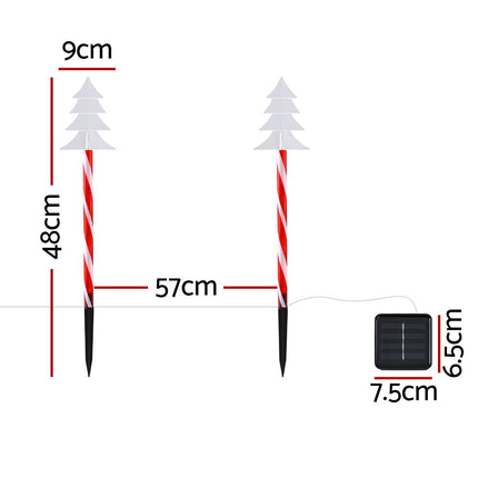 25 LED 5 PCS Christmas Lights Path Ground Light Garden Decorations Jingle Jollys.