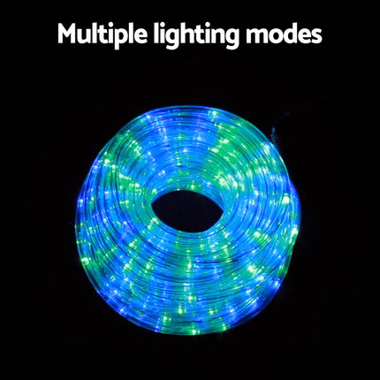 20M Christmas Lights String Rope Light Decorations 600 LED Colorful Jingle Jollys.