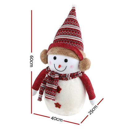 Jingle Jollys Christmas Snowman Handicraft Ornaments Party Decorations 60cm.
