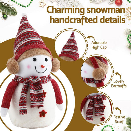Jingle Jollys Christmas Snowman Handicraft Ornaments Party Decorations 45cm.