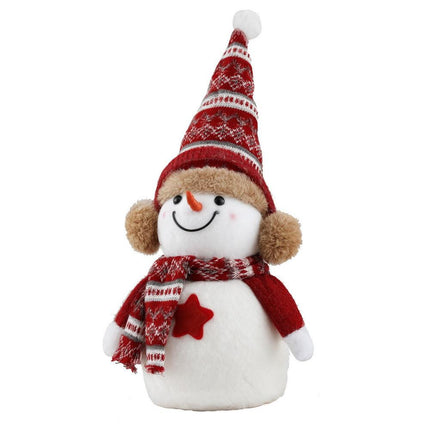 Jingle Jollys Christmas Snowman Handicraft Ornaments Party Decorations 35cm.
