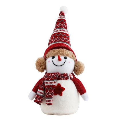 Jingle Jollys Christmas Snowman Handicraft Ornaments Party Decorations 35cm.