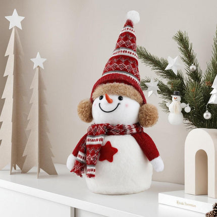 Jingle Jollys Christmas Snowman Handicraft Ornaments Party Decorations 35cm.