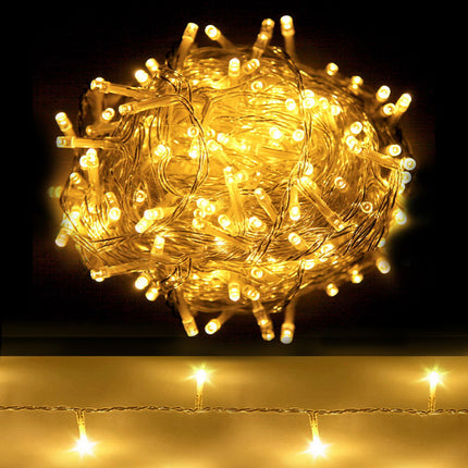 100M Christmas Lights String Fairy Light 500 LED Warm White Jingle Jollys.