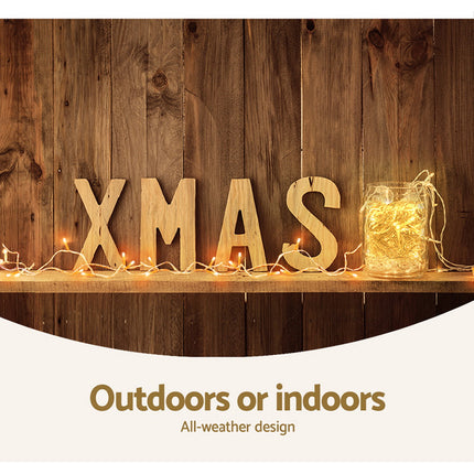 100M Christmas Lights String Fairy Light 500 LED Warm White Jingle Jollys.