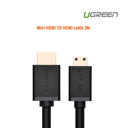 UGREEN Mini HDMI TO HDMI cable 3M (10118).