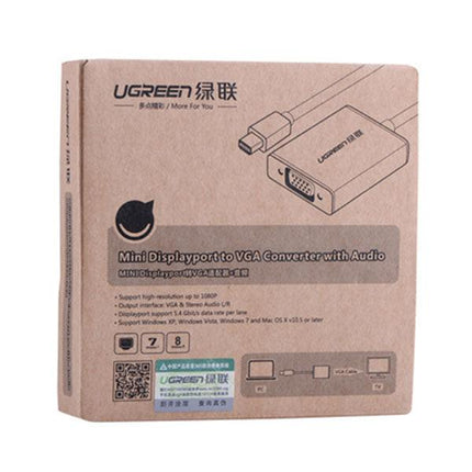 UGREEN Mini Display Port to VGA+Audio Converter cable (10437).