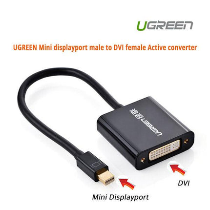 UGREEN Mini displayport male to DVI female Active converter (10448).