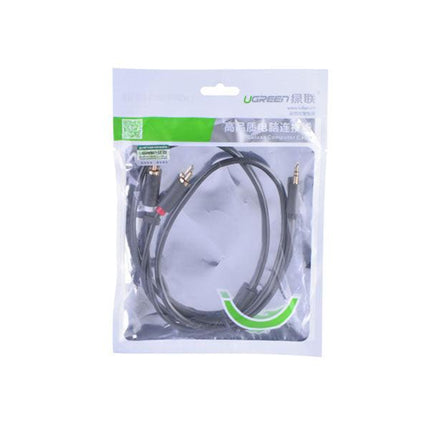 UGREEN 3.5mm male to 2RCA male cable 2M (10510).