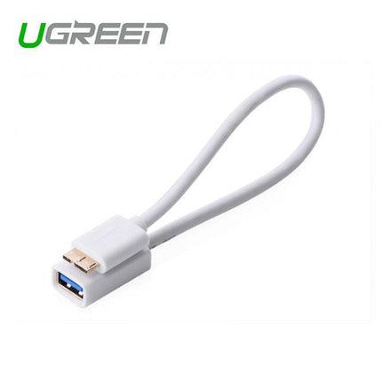 UGREEN Micro USB 3.0 OTG Cable For Samsung Note 3/S4/S5 - White (10817).