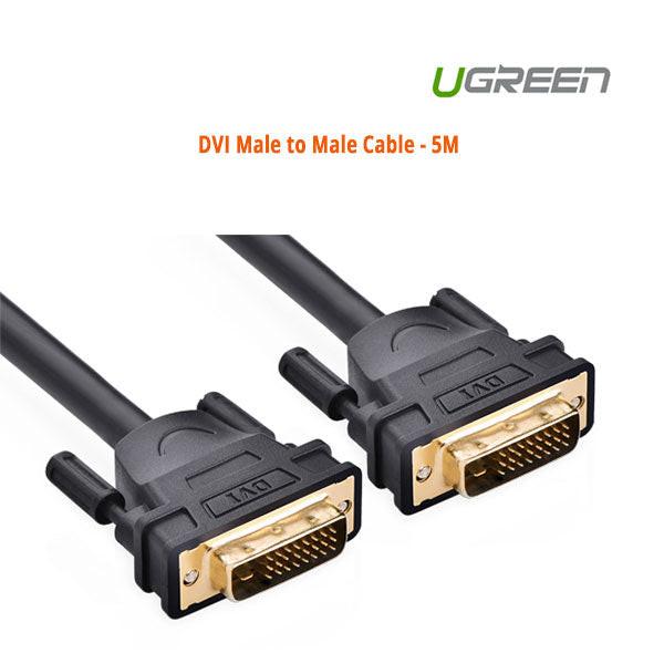 UGREEN DVI Male to Male Cable 5M (11608).