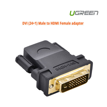 UGREEN DVI (24+1) Male to HDMI Female adapter (20124).