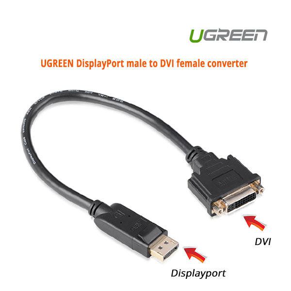 UGREEN DisplayPort male to DVI female converter (20405).