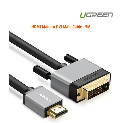 UGREEN HDMI Male to DVI Male Cable 5M (20889).