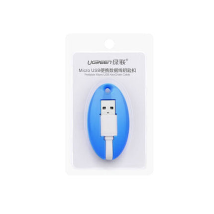UGREEN USB to Micro USB Key Chain Cable - Blue (30309).