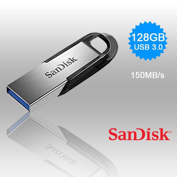 SANDISK 128GB CZ73 ULTRA FLAIR USB 3.0 FLASH DRIVE upto 150MB/s.