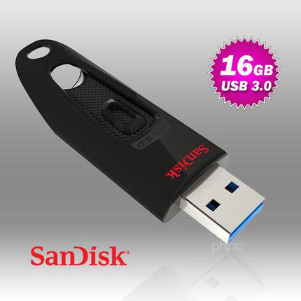 SanDisk Ultra CZ48 16G USB 3.0 Flash Drive (SDCZ48-016G).
