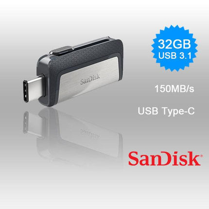 SANDISK ULTRA 32GB SDDDC2-032G Dual USB Drive Type-C 3.1.