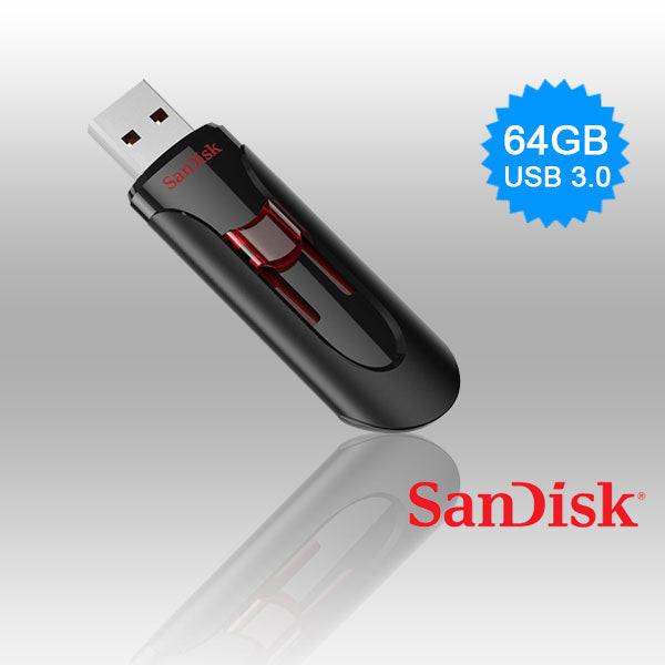 SANDISK SDCZ600-064G 64GB CZ600 CRUZER GLIDE USB 3.0 VERSION.