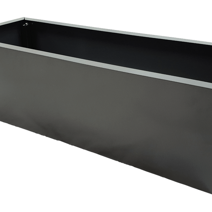 Grey Metal Planter Small.