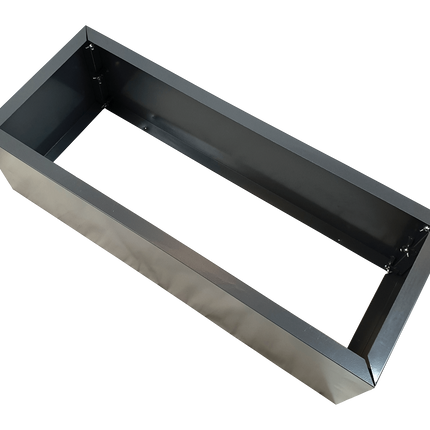 Grey Metal Planter Small.