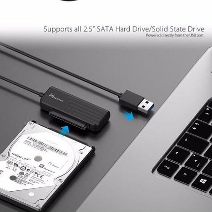 Simplecom SA205 Compact USB 3.0 to SATA Adapter Cable Converter for 2.5" SSD/HDD.