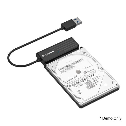 Simplecom SA205 Compact USB 3.0 to SATA Adapter Cable Converter for 2.5" SSD/HDD.